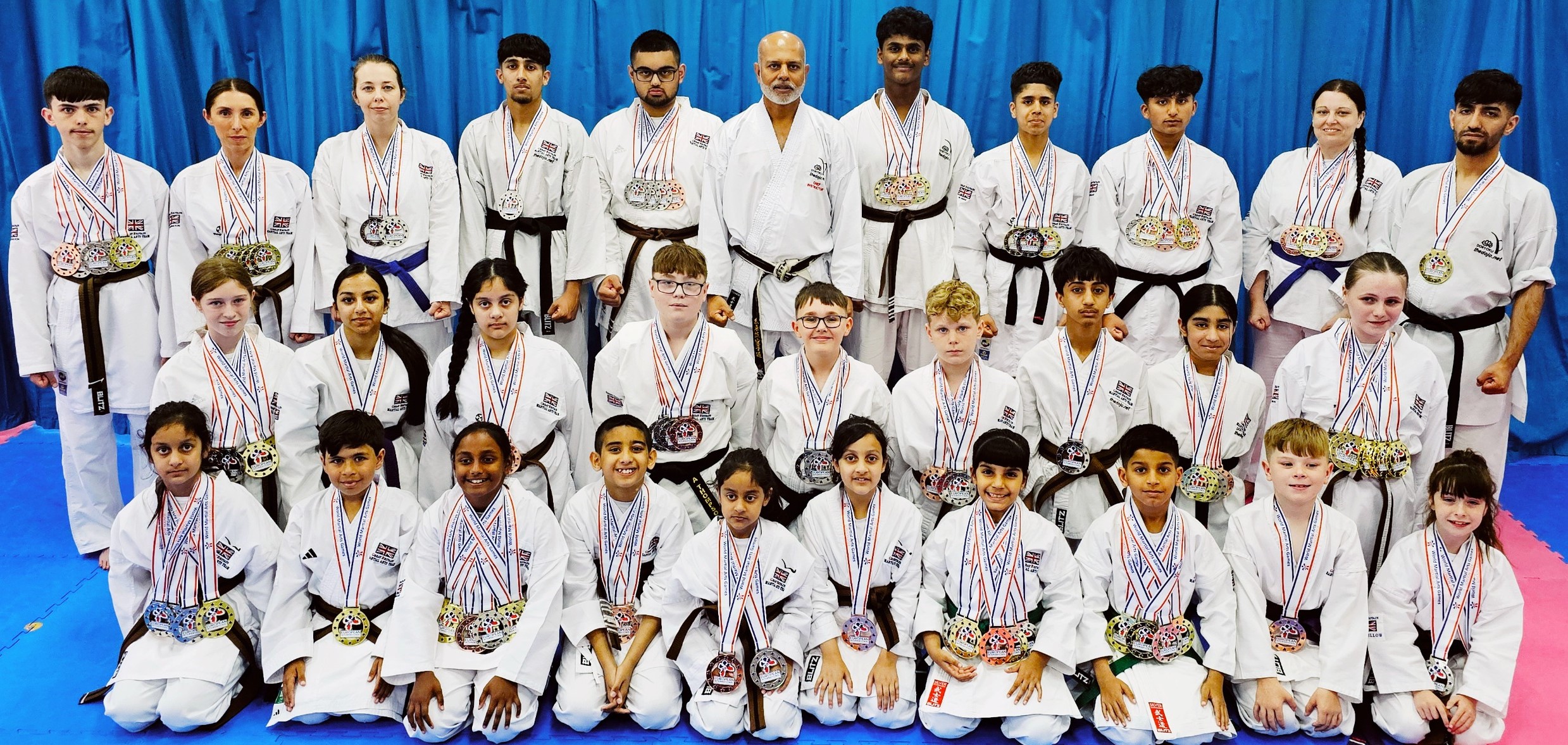 119 European Champs Medals for Team DOJO